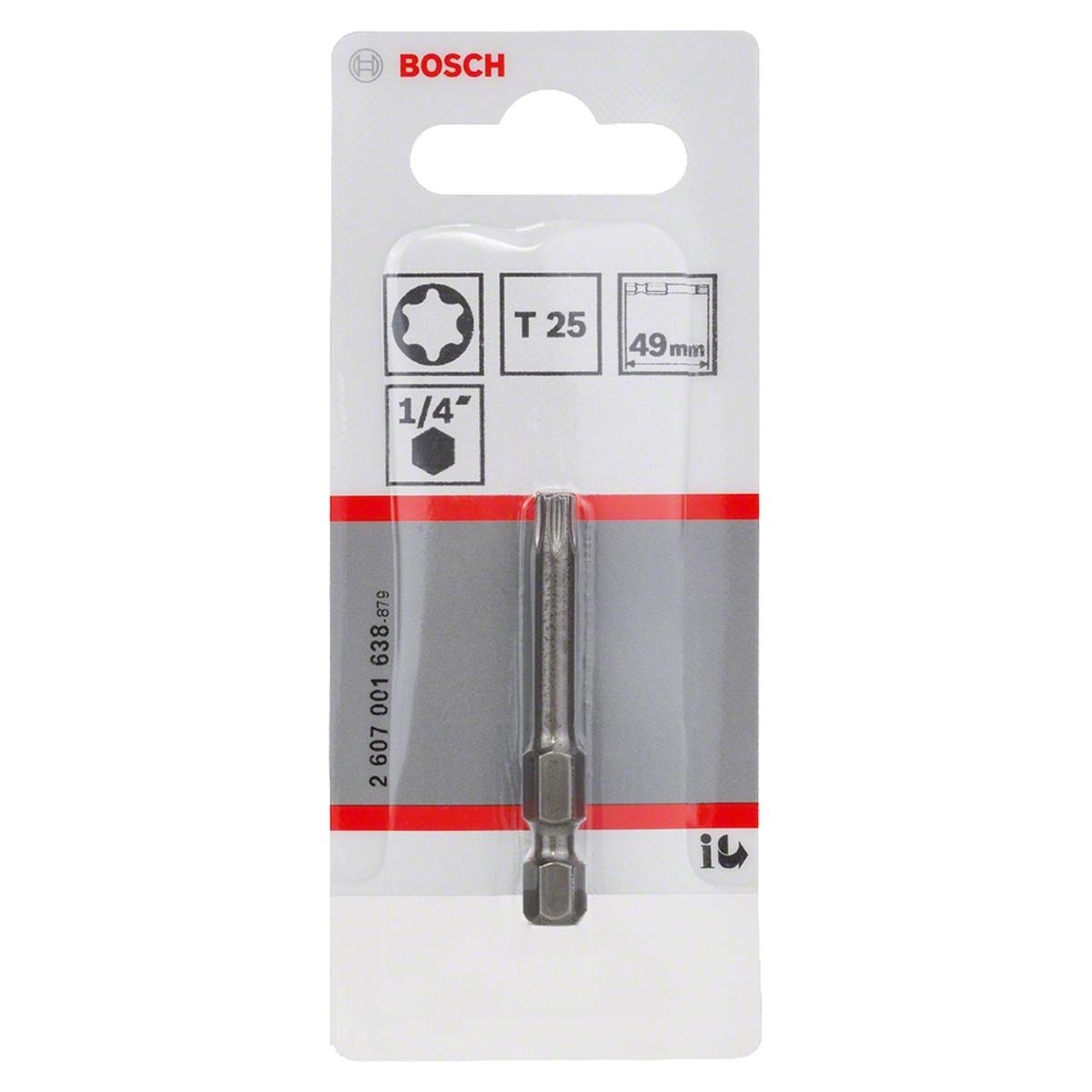 Ponta Para Parafusar Bosch Extra Hard T25 49mm Torx