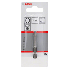 Ponta Para Parafusar Bosch Extra Hard T25 49mm Torx