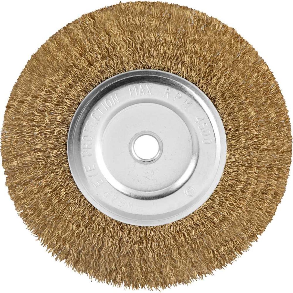 Escova Circular 6X1/2'' 4500Rpm Aço Carbono Latonada Vonder 5/8''