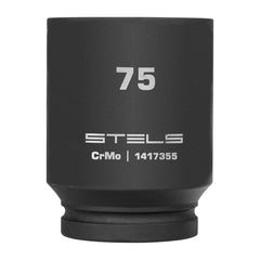 Soquete Impacto Longo 75mm Hexagonal Aço CrMo Stels 1417355