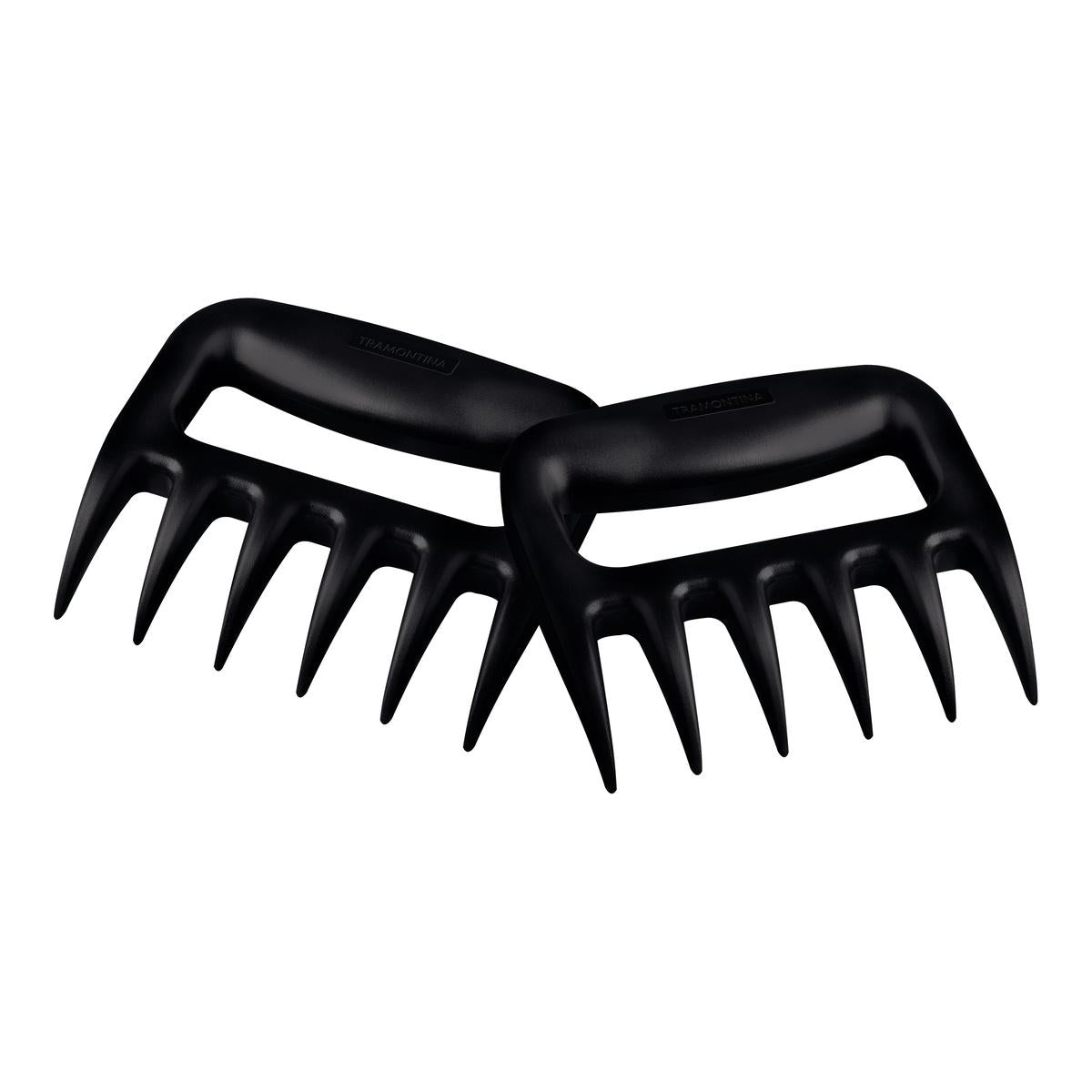 Conjunto Garras Para Churrasco Tramontina Churrasco Black 02 Peças ABS Resistente Até 90ºC Preto