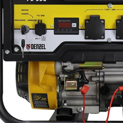 Gerador a Gasolina 3,3 Kw 4HP 15L Partida Elétrica 115/230V Denzel PS-33E