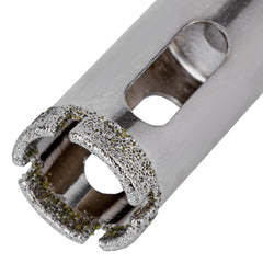 Broca Diamantada Para Vidro 18 X 67mm Haste Sextavada MTX Furos Precisos Sem Lascas