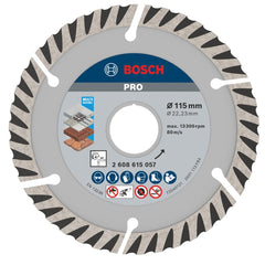 Disco Diamantado Bosch Pro Multi Material Seg. 115X22,23mm