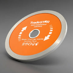 Disco Diamantado 110 mm Continuo Furo 20 mm Tradestar