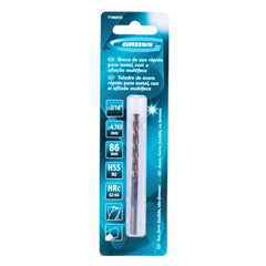 Broca Aço Rápido Profissional Industrial 3/16'' x 86mm Aço M2 1PC Gross 7186955