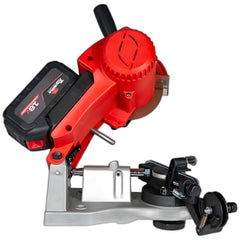 Afiador de Corrente Motosserra a Bateria Toyama TBT18TCHS4.1 18V Disco 4.1mm Kit Bateria 2.0Ah Carregador Incluso
