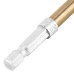 Broca Aço Rápido Nitreto Titânio 6,5mm Haste Sextavada 1PC MTX Profissional