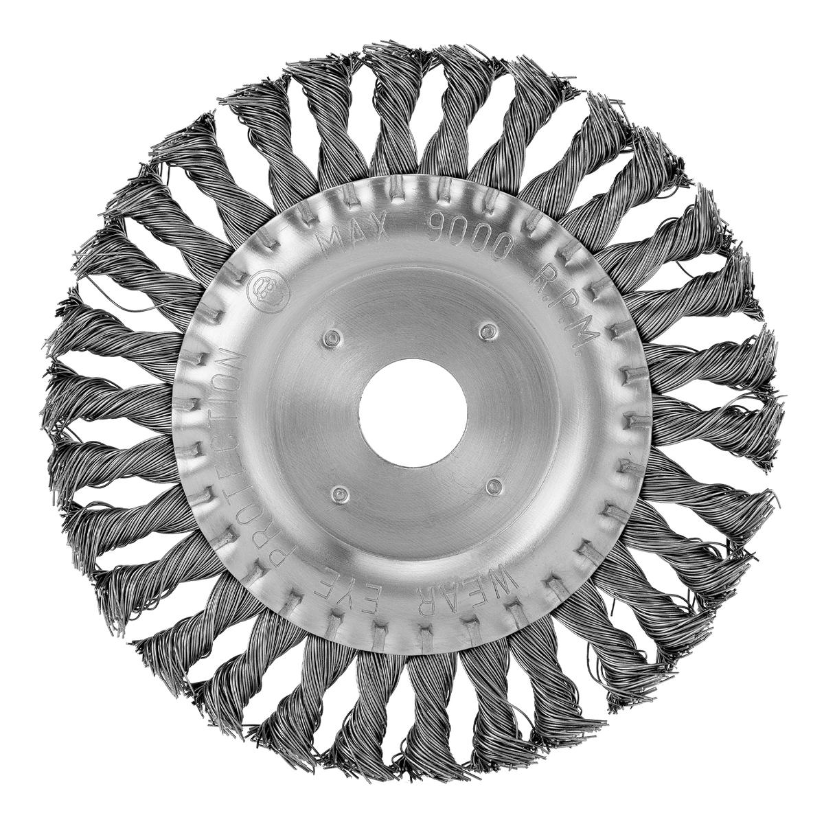 Escova Circular Aço Carbono Torcida 22mm 150mm Para Esmerilhadeira MTX 746349