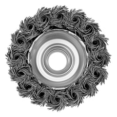 Escova de Aço Copo Torcida 65mm M14 0,5mm 12500rpm MTX 746209 para Esmerilhadeira