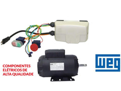 Betoneira 400L Rental Com Motor Gasolina Toyama 5,5Hp Com Roda Maciça Menegotti