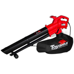 Soproaspirador de Folhas Elétrico Toyama 2000W 220V com Bolsa Coletora 40 Litros Triturador Jardinagem Limpeza Quintal