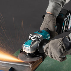 Esmerilhadeira Angular 125Mm Sem Fio 40V Resistência Água Motor BL Com Sistema AWS GA041GZ04 Makita