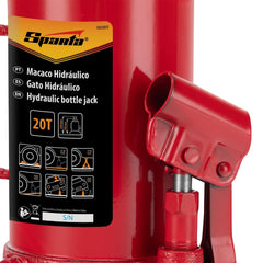 Macaco Hidráulico Garrafa 20 Toneladas 250-470mm Aço Alta Resistência Sparta 5032855