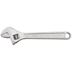 Chave Ajustável Porcas 8'' 200 mm Escala MM Aço Carbono Cromado Tramontina MASTER
