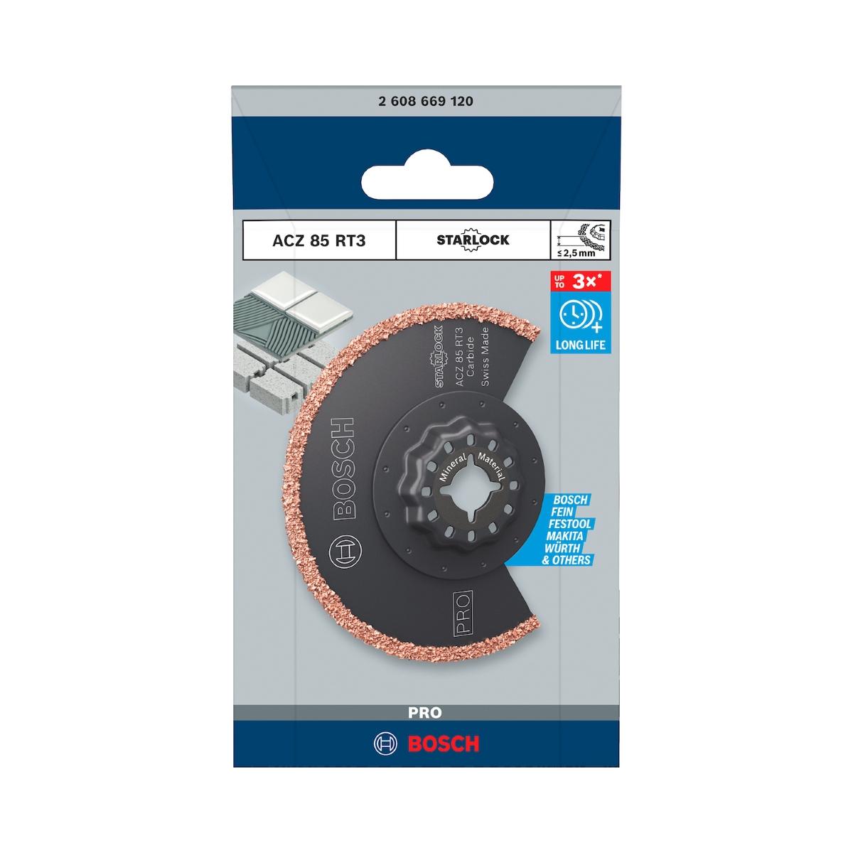 Lâmina De Serra De Segmentos Bosch Pro Acz 85 Rt3 85mm