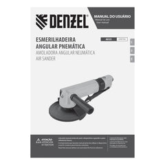 Esmerilhadeira Pneumática 11000 RPM 125mm 186 L/min Alta Performance Denzel AG125