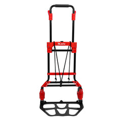 Carrinho de Carga Dobrável Multiuso 150kg Plataforma 485x350mm 2 Rodas Dobrável MTX