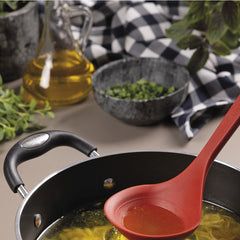 Concha De Silicone Tramontina Softta Vermelha 210 Graus Celsius Antiaderente Para Panelas Cozinha