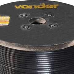 Cabo Aço AF 1/8'' 6X19M Galvanizado Plastificado Preto 500m Vonder Resistência 1770 N/mm²