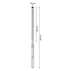 Broca Para Concreto Bosch Expert Sds Max-8X Ø14X200X340mm