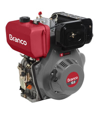 Motor Diesel 10,0CV Eixo H Partida Manual BD-10.0 Branco