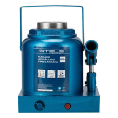 Macaco Hidráulico Garrafa 50T Elevação 236-356mm Aço Alta Resistência Stels 5111355