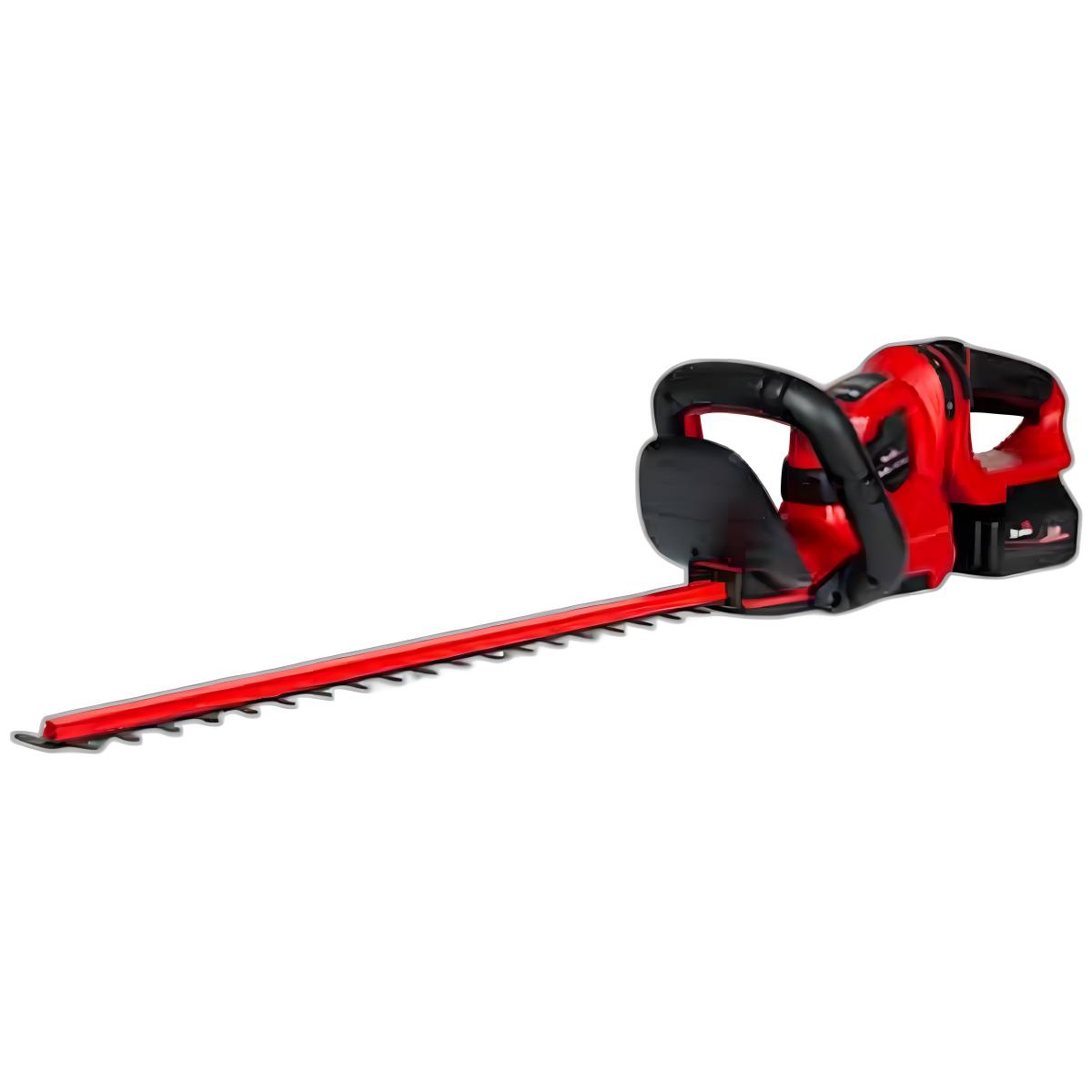 Aparador de Cerca Viva a Bateria Toyama TBT18HT500R 18V Lâmina 500mm Cabo Rotativo Kit Bateria 2.0Ah Carregador