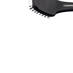 Escova Para Churrasco Tramontina 21,6 Cm Cerdas Em Aço Inox E Cabo De Polipropileno Preto