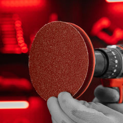 Disco De Lixa Com Velcro 115 mm Grão 40 10 Peças Mtx Para Desbaste Pesado E Madeira