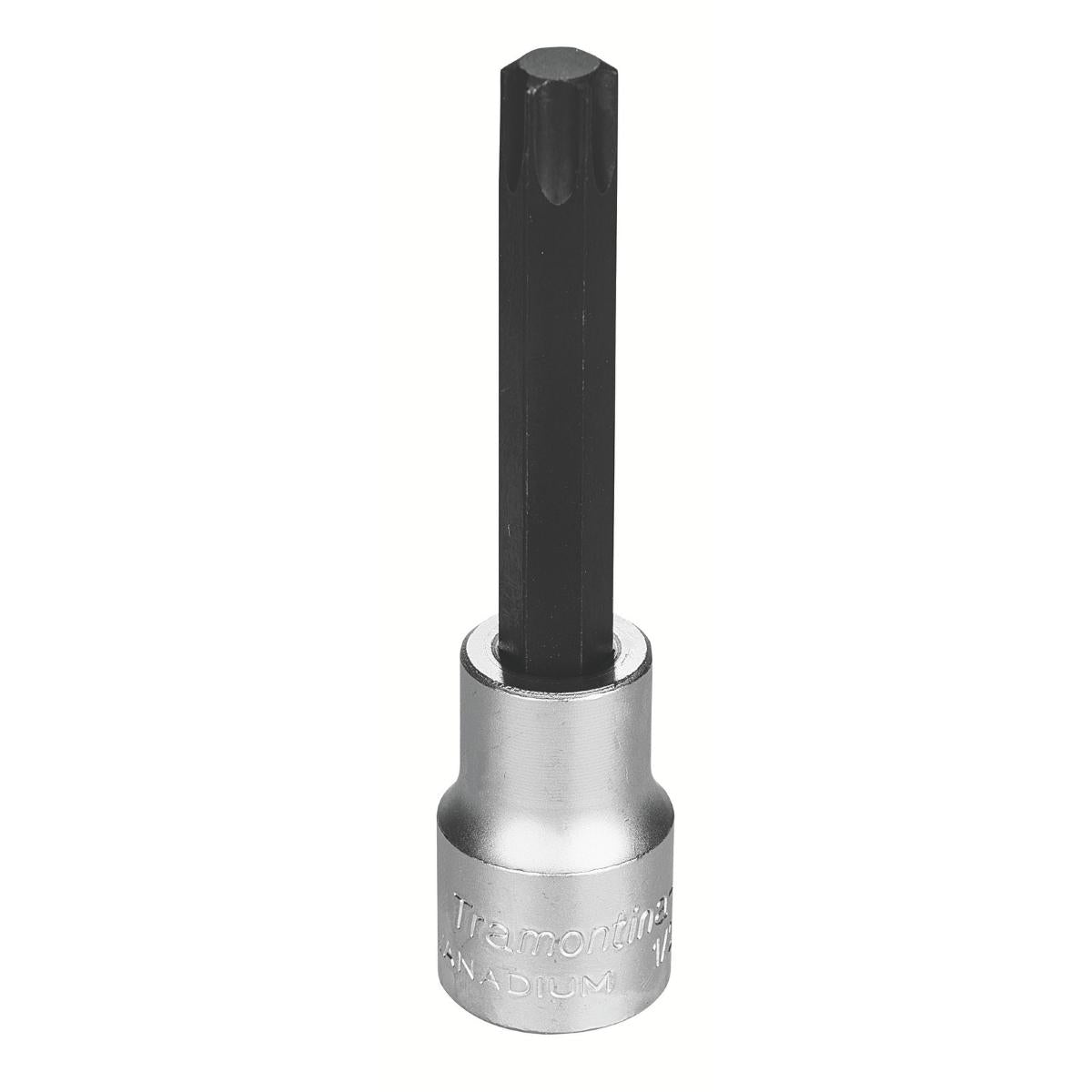 Soquete Longo 1/2'' T55 Aço Cromo Vanádio Força e Precisão Tramontina PRO