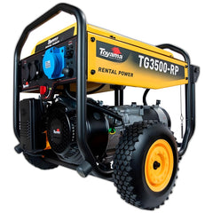 Gerador de Energia a Gasolina Toyama TG3500-RP Monofásico Bivolt 120/220V 3.5kW Partida Manual AVR para Obras e Casa