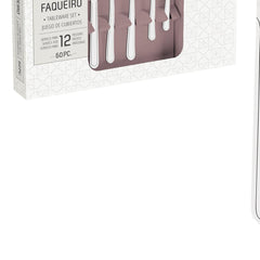 Faqueiro Tramontina Búzios Aço Inox 60 Peças Com Facas Para Churrasco Espessura 2mm E 1.2mm Completo