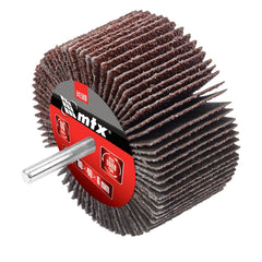 Roda De Lixa Com Haste Para Furadeira P 40 80 X 40 X 6 Mm Desbaste Metal Madeira Mtx 741509