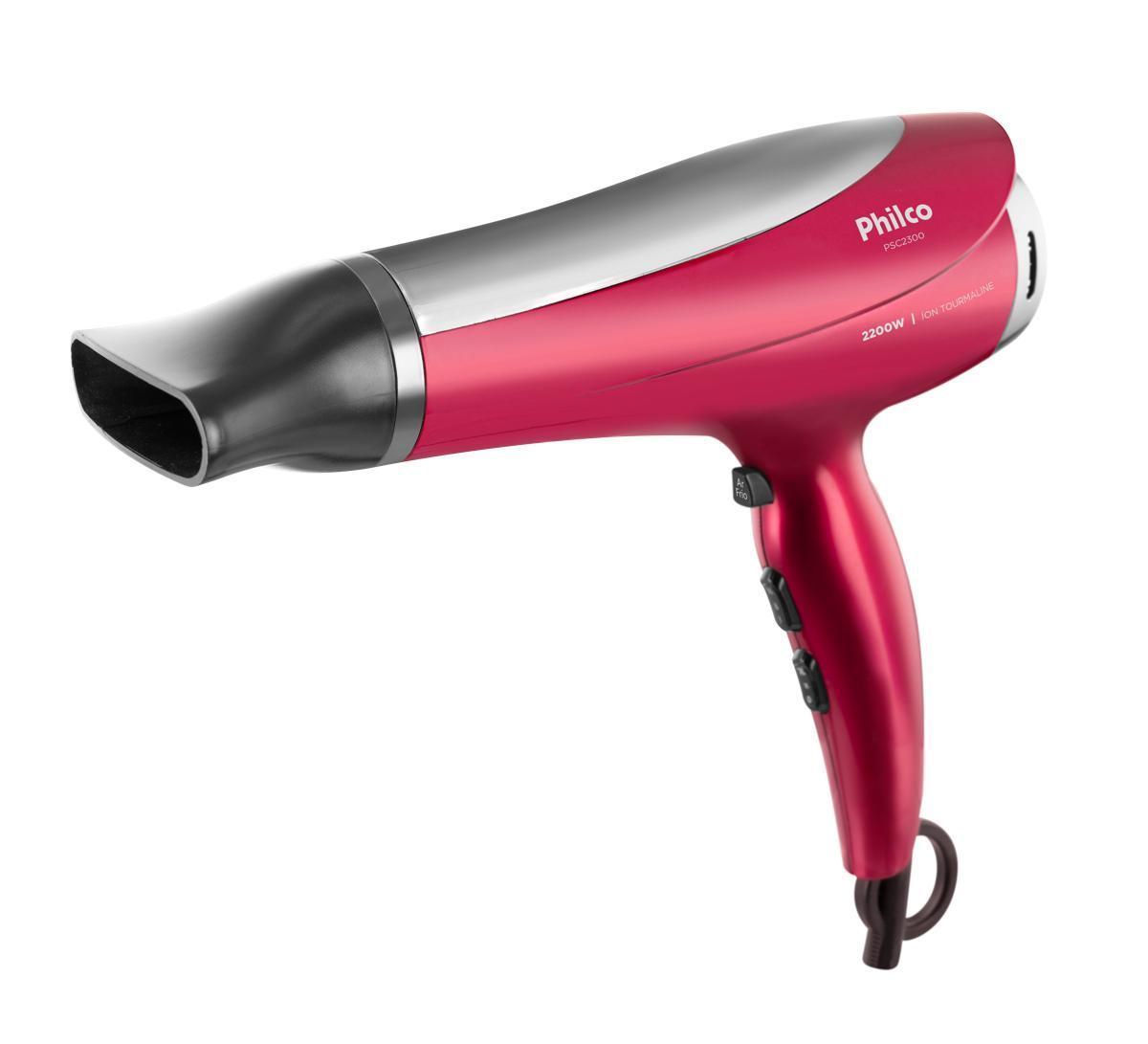 Secador de Cabelos Philco PSC2300 Motor DC 2200 Watts Bivolt - Guimepa