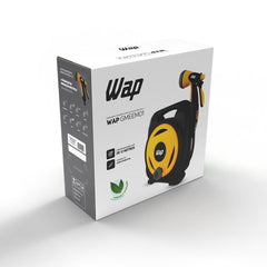 Mangueira com Enrolador e Esguicho Múltiplo WAP GMEEM01 12m de Alcance e Acessórios Inclusos