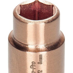 Soquete Sextavado 12mm 1/2'' Cobre-Berílio Antifaiscante Tramontina PRO