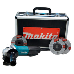 Esmerilhadeira Angular 115Mm Industrial 720W Disco Inox e Aço Maleta Alumínio GA4534KX 220V Makita