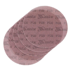 Disco de Lixa Telado com Velcro 150mm Grão 120 5 Unidades MTX para Parede e Teto
