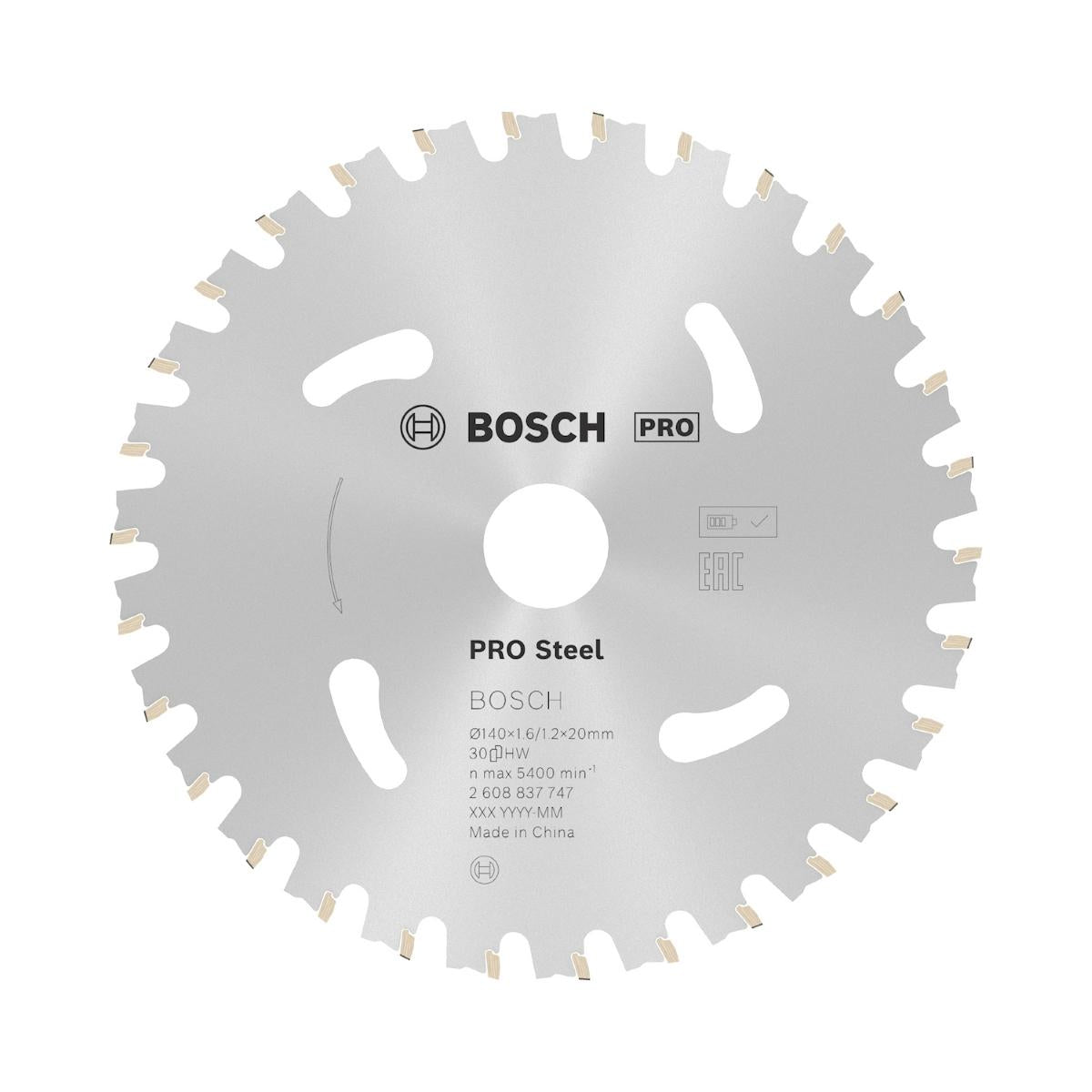 Disco De Serra Circular Bosch Pro Steel Cordless 140mm 30D
