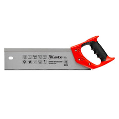 Serrote De Costa Para Madeira 12'' (300mm) Para Serra Meia Esquadria Aço 65Mn Cabo Dupla Injeção MTX 231489