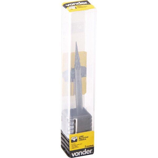 Lima Rotativa Cônica 3mmX16mm com Haste 3mm Vonder