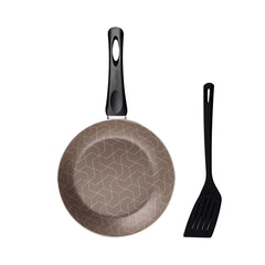 Frigideira Antiaderente Tramontina Paris 20 Cm 0,8 L Com Espátula De Nylon Alumínio Starflon Max
