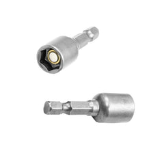 Soquete Magnético Para Parafusadeira 45mm x 10mm 2pcs MTX Aço 40ACR Resistente Corrosão