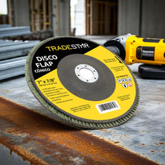Disco Flap 180 mm G40 Fibra Reto Aço Tradestar