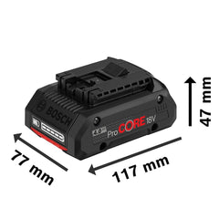 Bateria De Íons De Lítio Procore Bosch 18V 4,0Ah