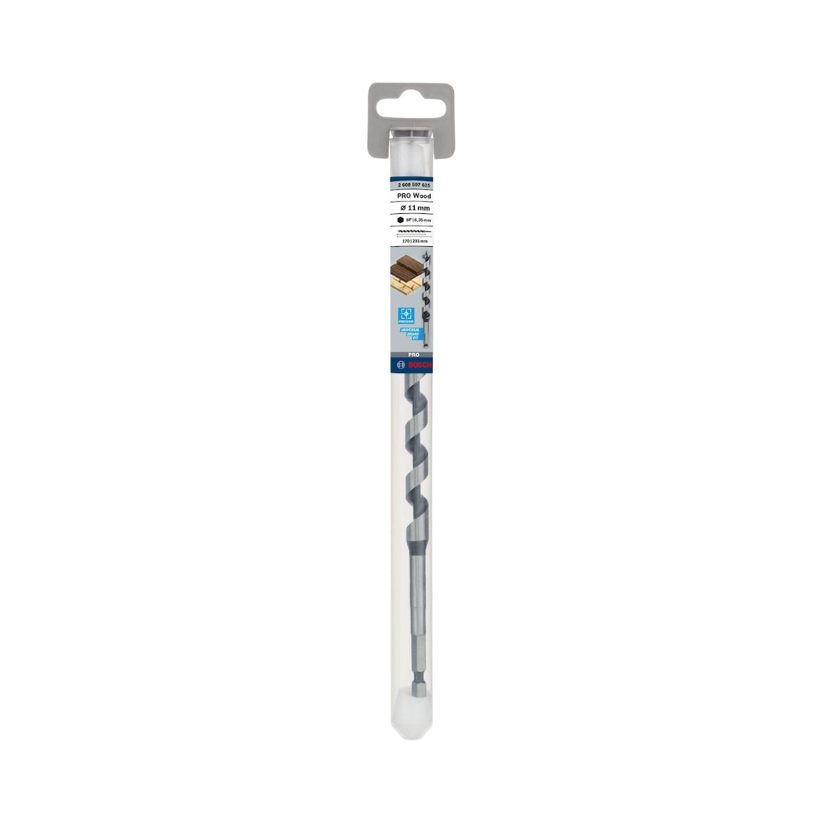 Broca Para Madeira Bosch Pro Wood 11,0mm (Encaixe Hexagonal)