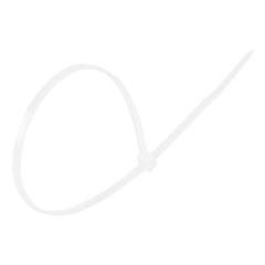 Abraçadeira De Plástico Branco 100 Peças 300X3,6Mm Fixação Segura Nylon Sparta Organização
