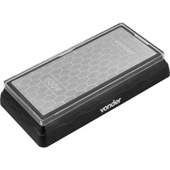 Pedra para afiar diamantada base de 7" dupla face G600/1200 Vonder