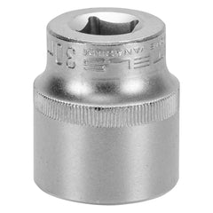 Soquete Sextavado 1/2'' 30mm Cromo Vanádio Com Clips Plástico Alta Durabilidade